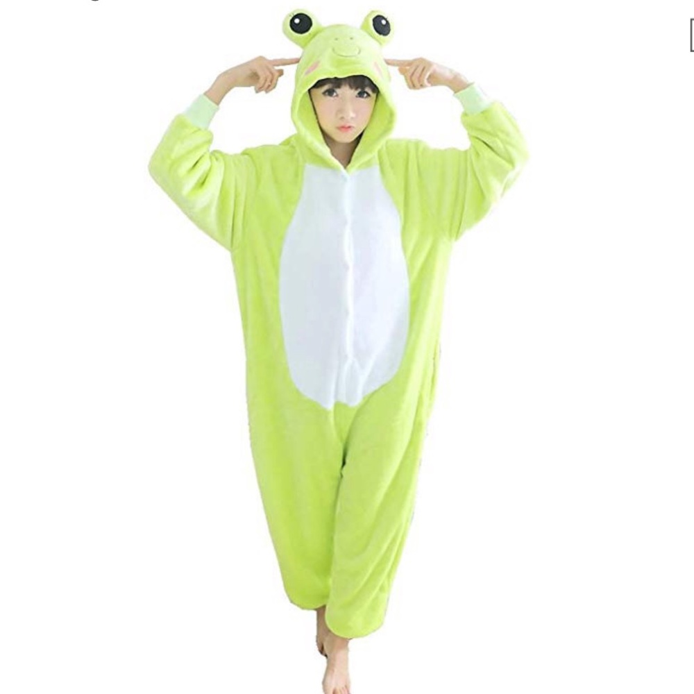 Frog Onesie/Footie Pajamas Costume Kigu